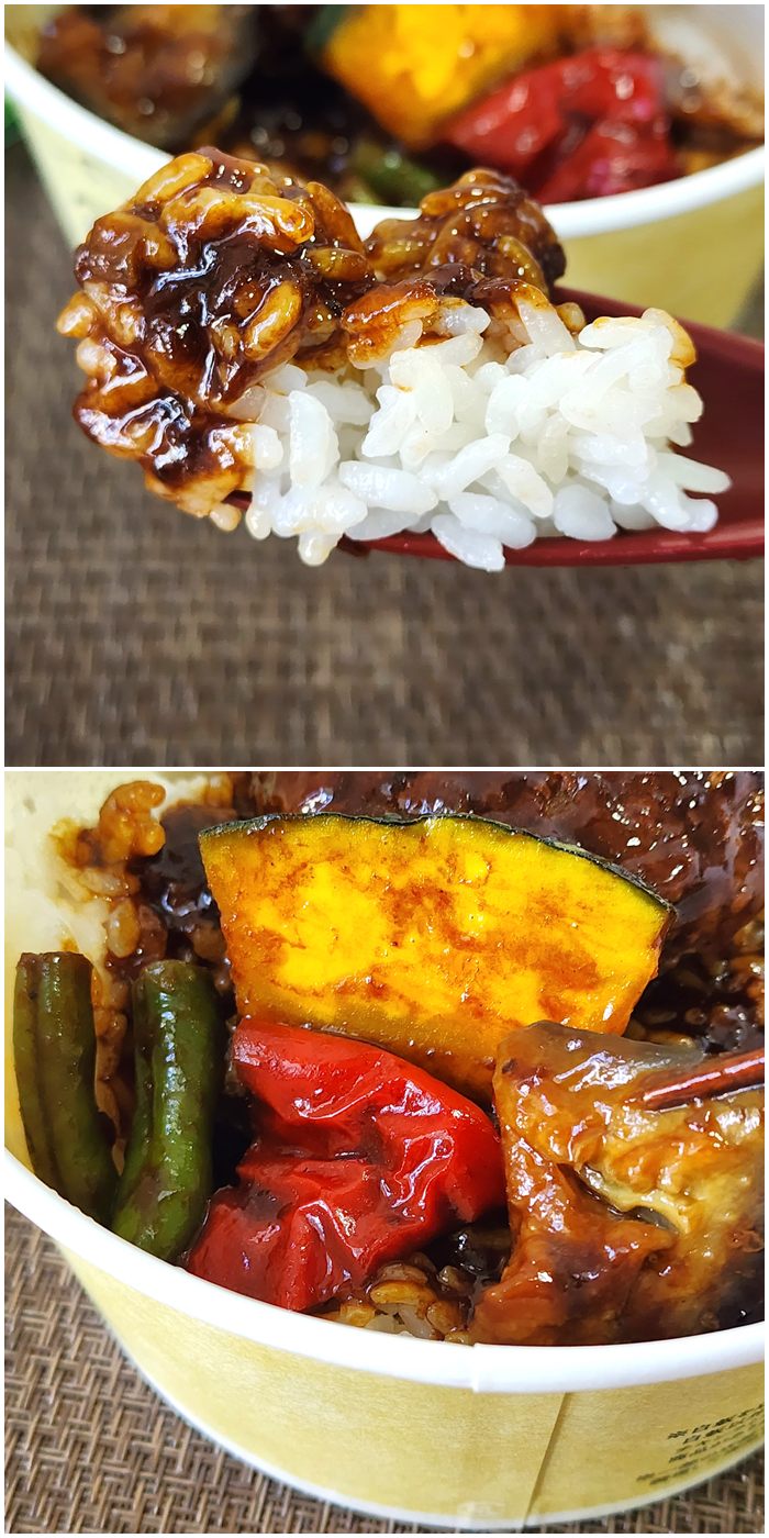 LAWSON(ローソン)のおすすめフード「煮込ジューシーハンバーグごはん」