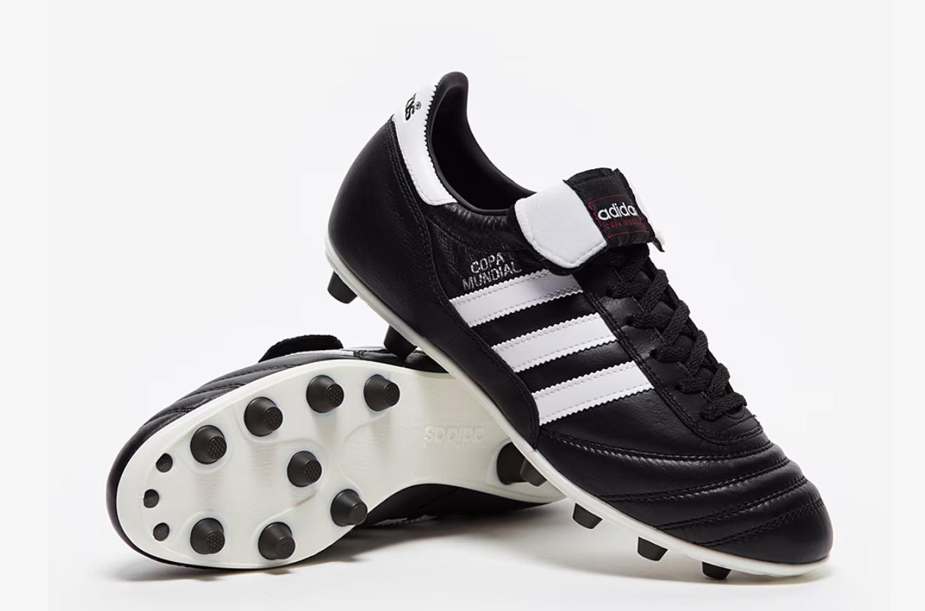 A pair of Adidas Copa Mundial soccer cleats against a white background