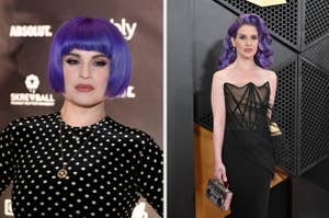 Kelly Osbourne in different outfits one