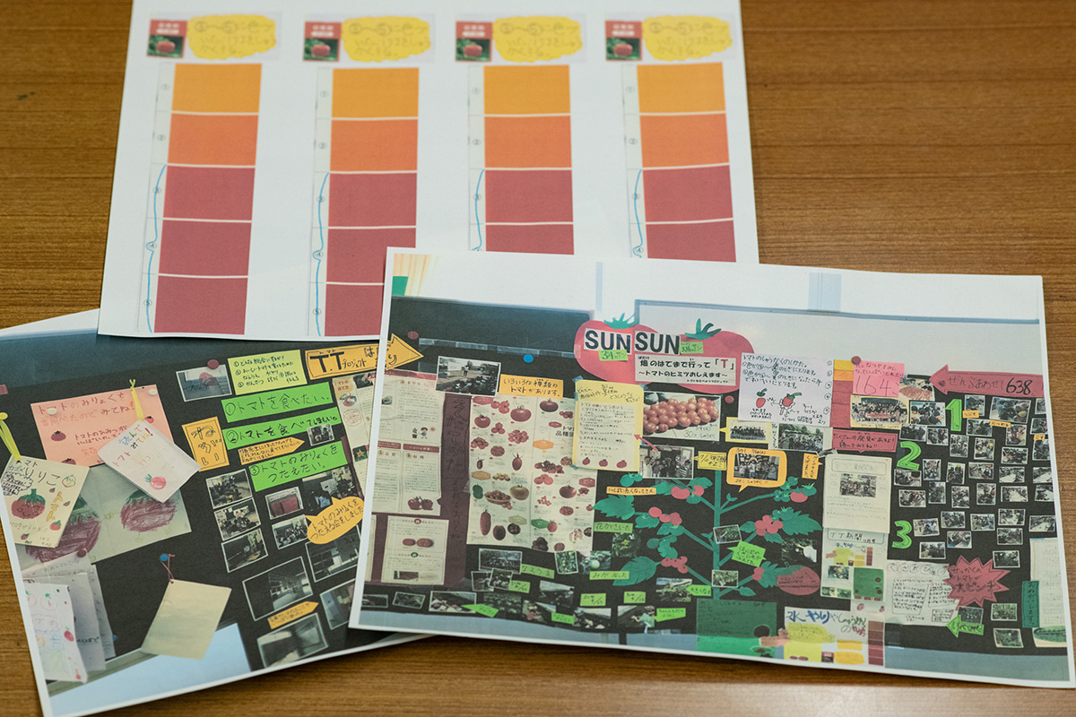 画像にはいくつかの付箋やカードが貼り付けられたボードが写っています。