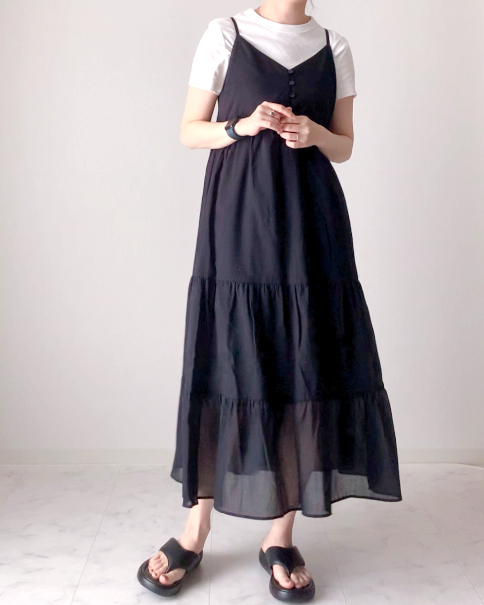 GUのおすすめファッションアイテム「コットンスムースクルーネックT(半袖)」