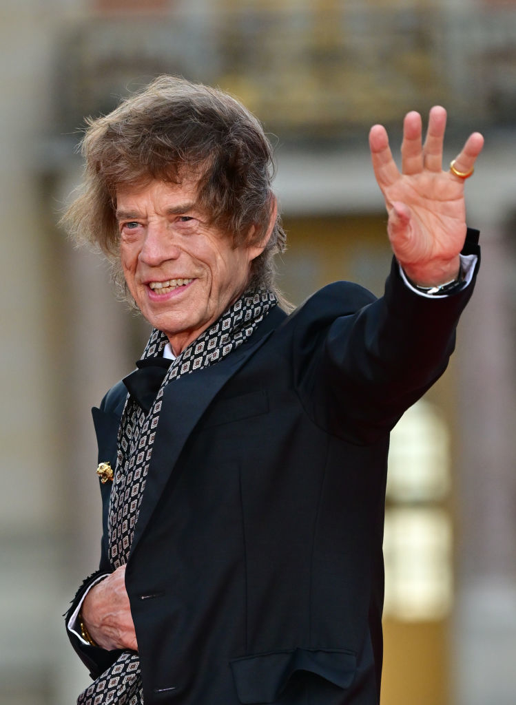 Mick Jagger waking