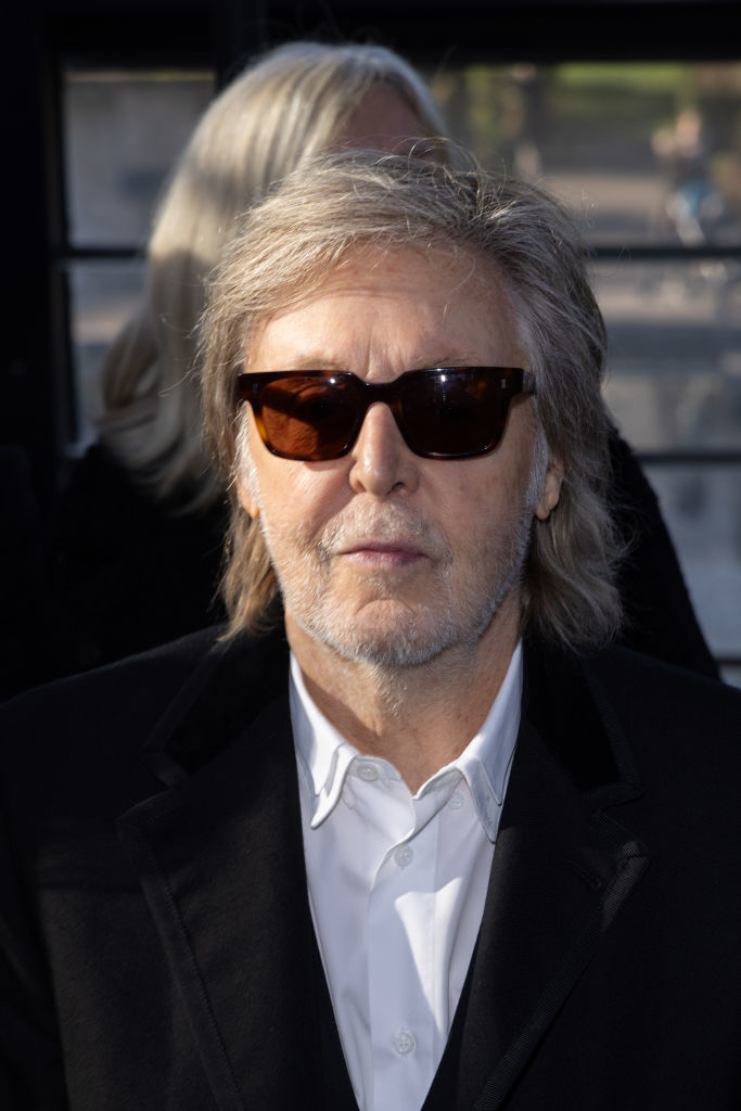 McCartney in black sunglasses