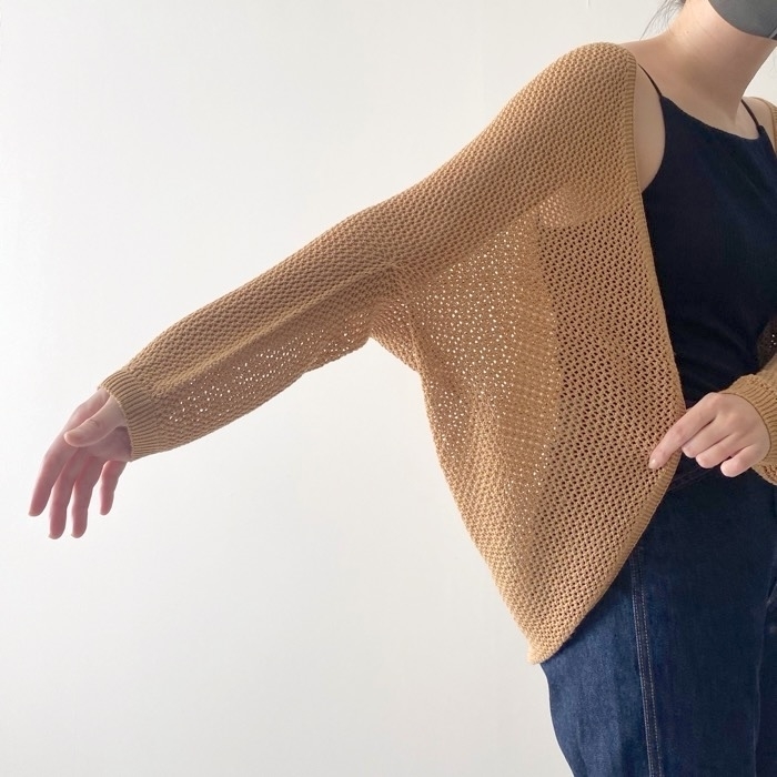 ユニクロのおすすめファッションアイテム「3Dメッシュカーディガン（長袖）」