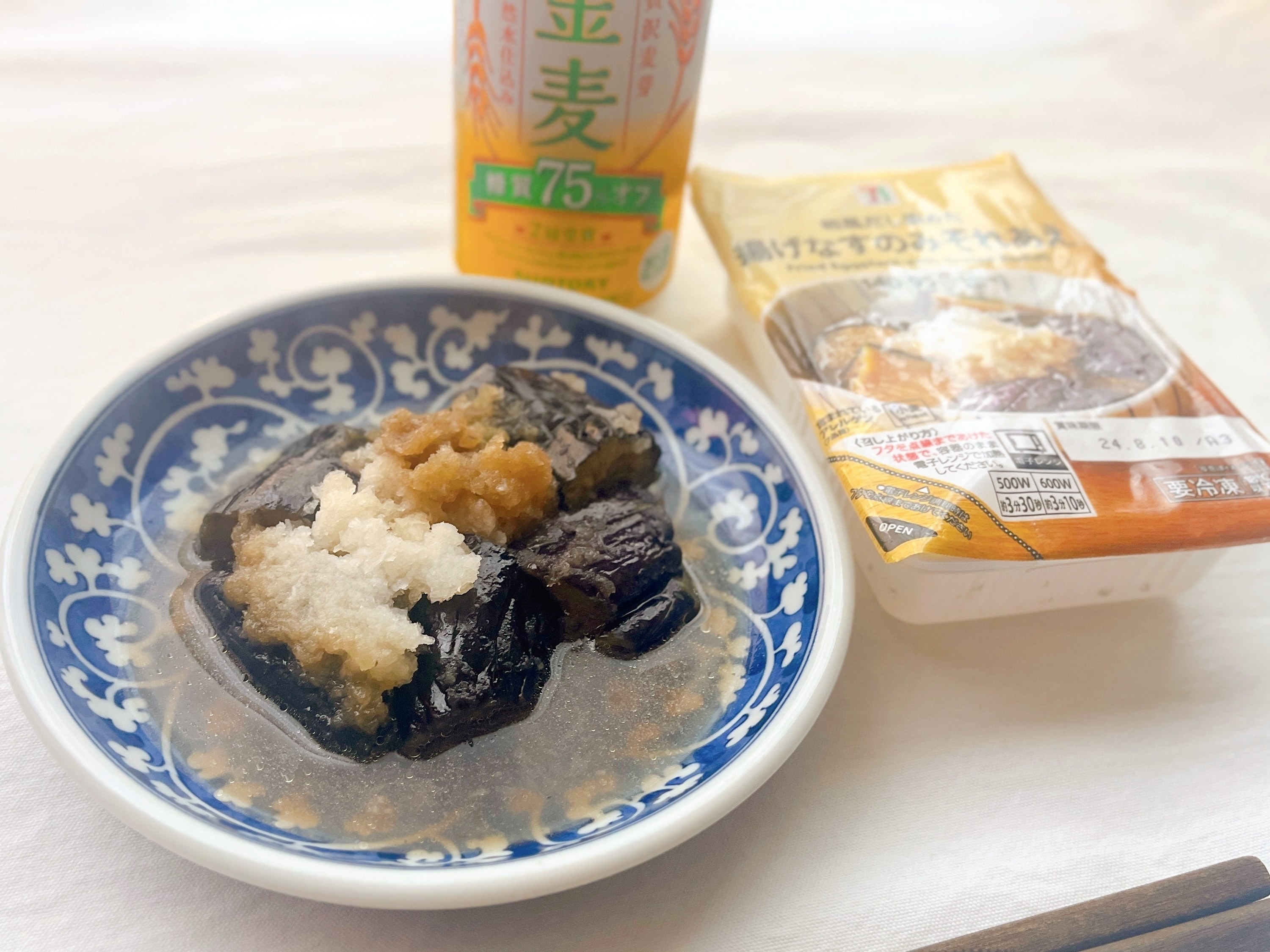 セブンイレブンのおすすめおつまみ「7プレミアム 揚げなすのみぞれあえ」