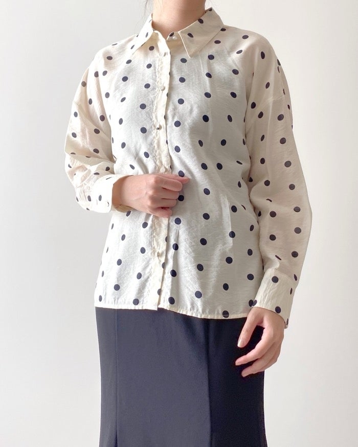 ZARA ドットプリントジャケット ライトピンク S 水玉 POLKA DOT JACKET - Light pink | ZARA United States