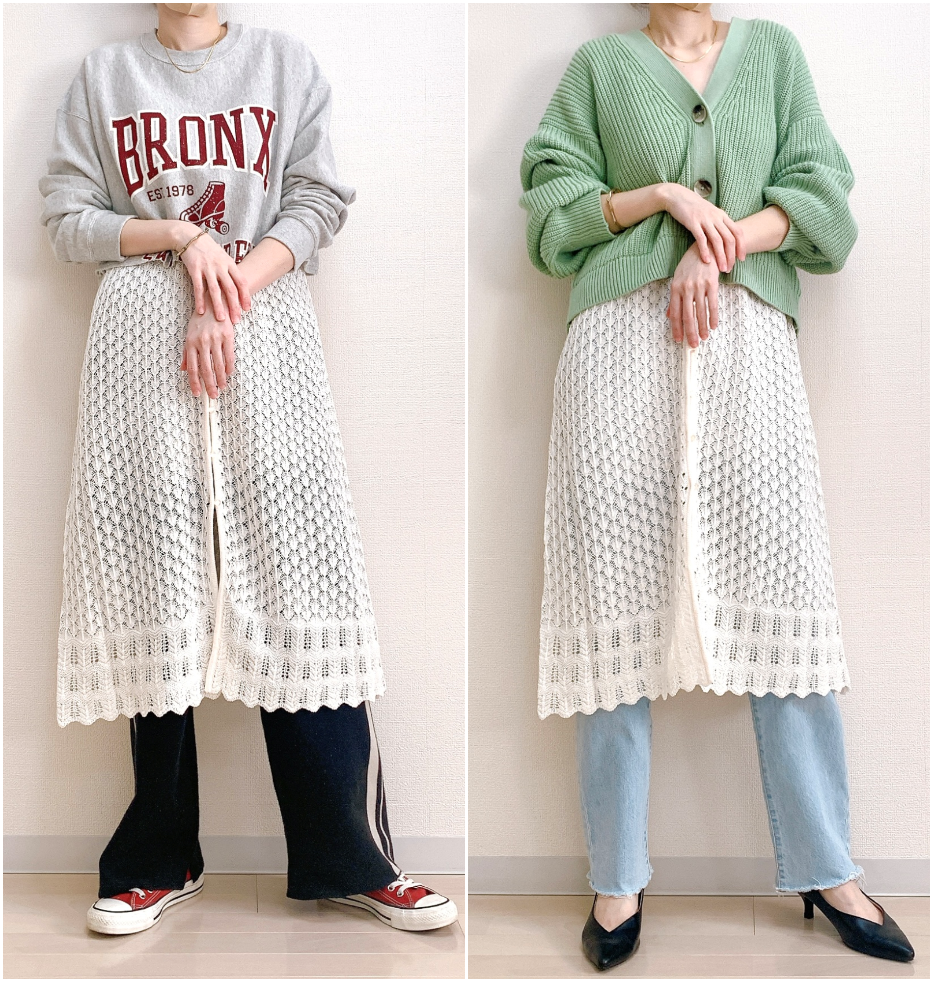 GU(ジーユー)のおすすめのレディースアイテム「透かし編みニットジレ+X」