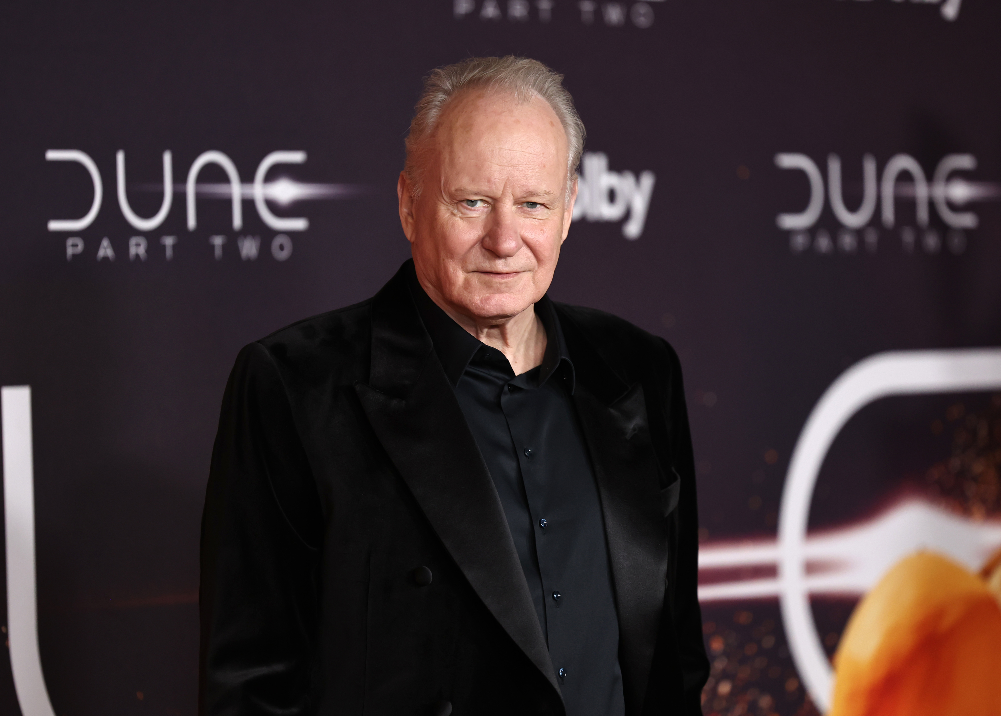 Stellan Skarsgård in a suit at the &#x27;Dune: Part Two&#x27; premiere