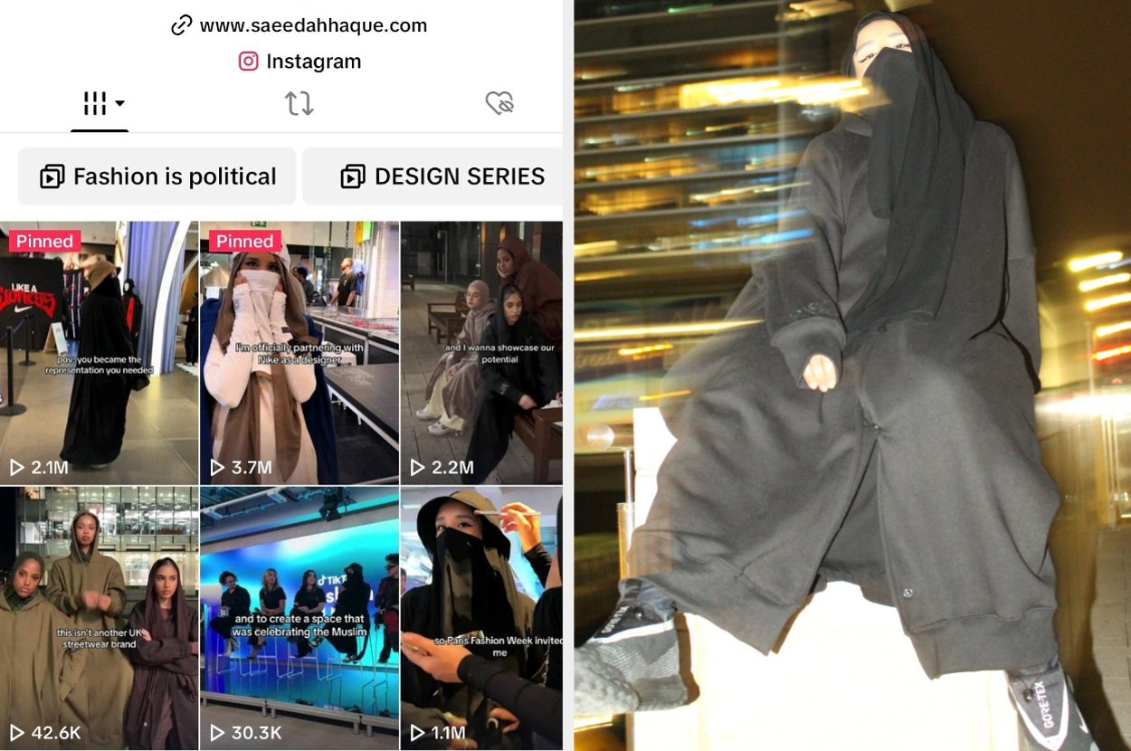 This Muslim Woman Went Viral For Her "Hoodie Abayas." Now, She's
Collaborated With Nike