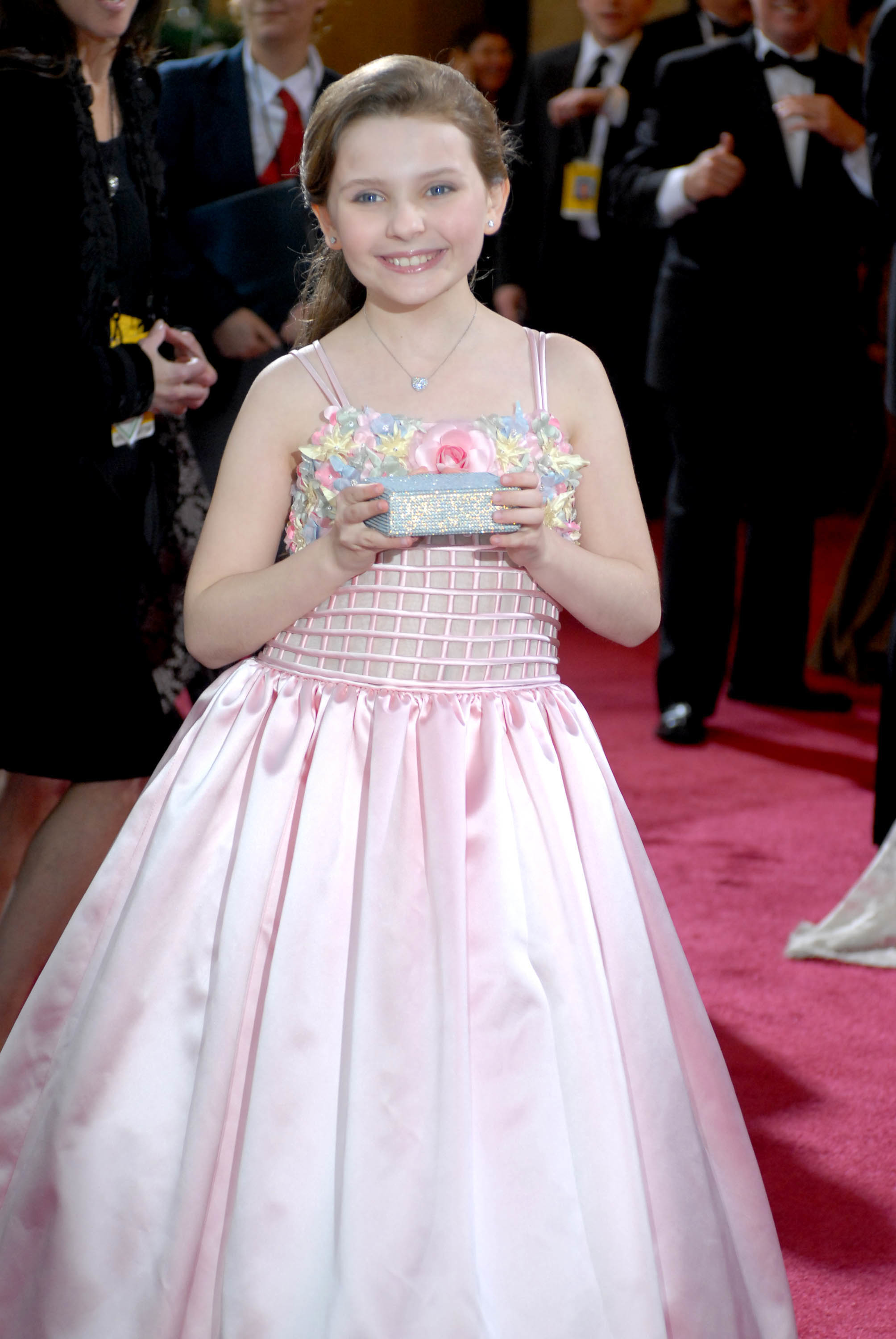 Young Abigail Breslin at the Oscars