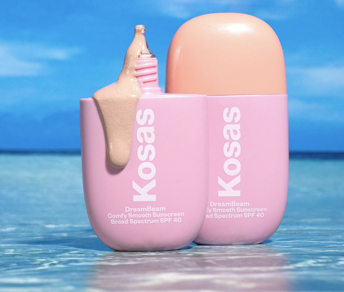 The Kosas DreamBeam SPF 40 mineral sunscreen