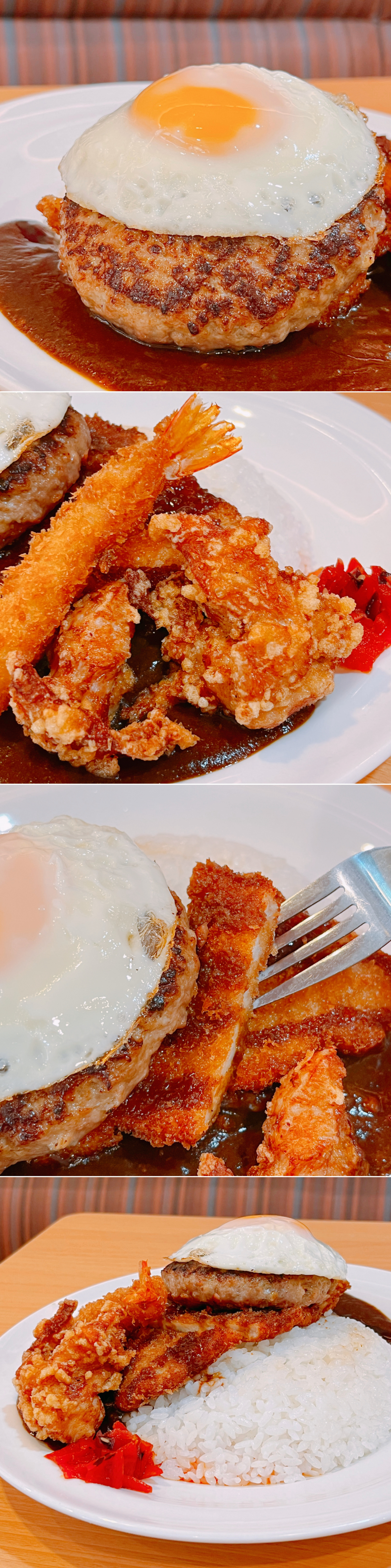 ガストのオススメのフード「ガストブラックカレー本気盛り」