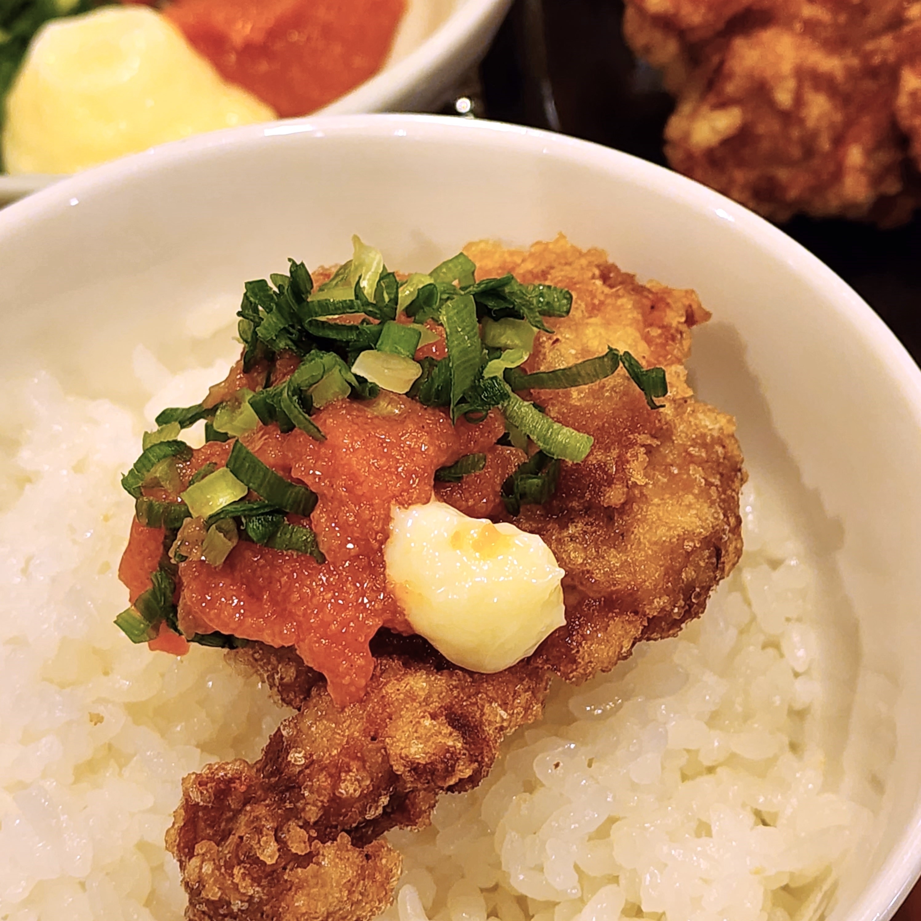 ガストのオススメのフード「博多明太から揚げ定食」