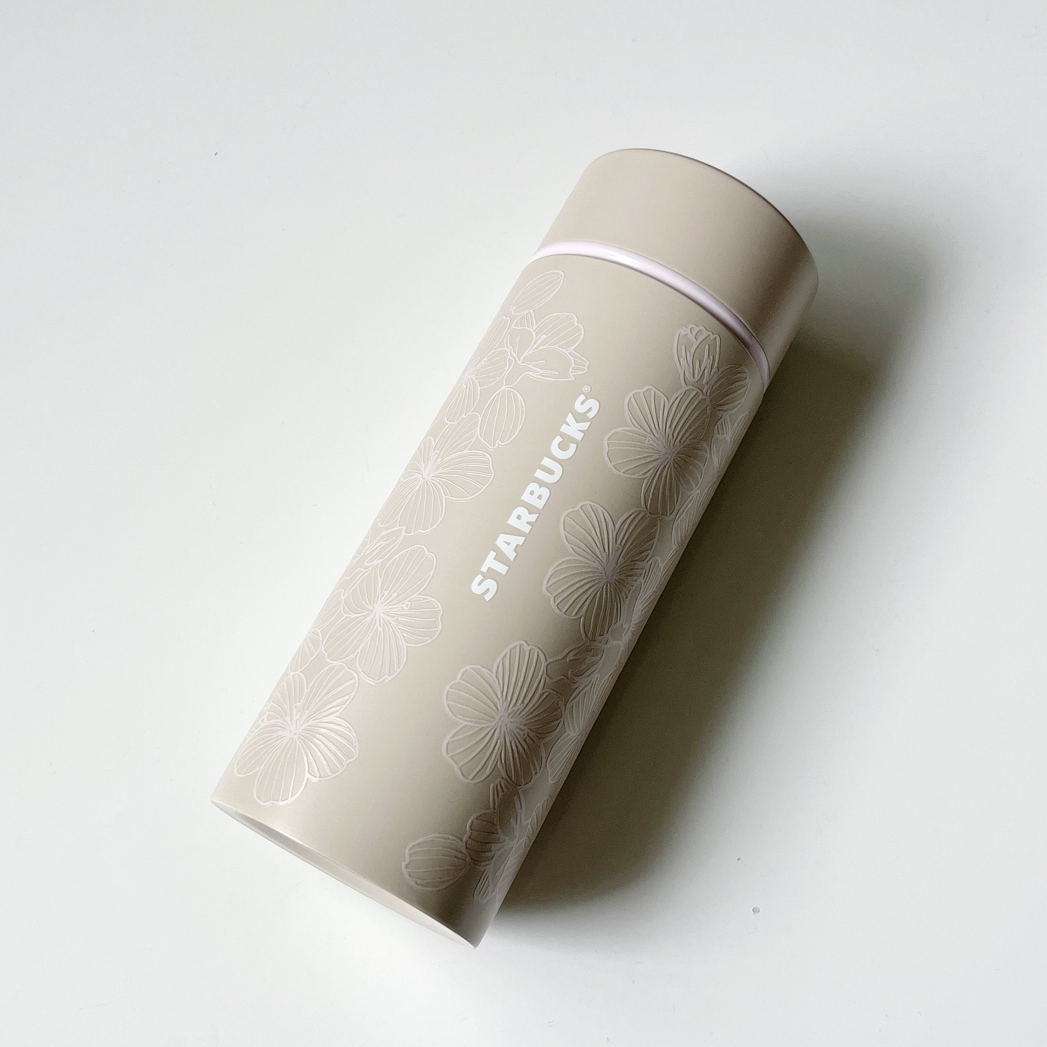 Starbucks Coffee（スターバックスコーヒー）のおすすめボトル「SAKURA2024ステンレスボトルグレースベージュ355ml」