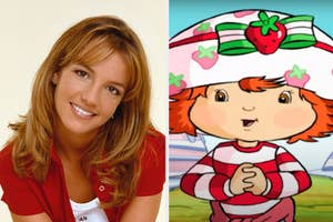 Britney Spears and Strawberry Shortcake.