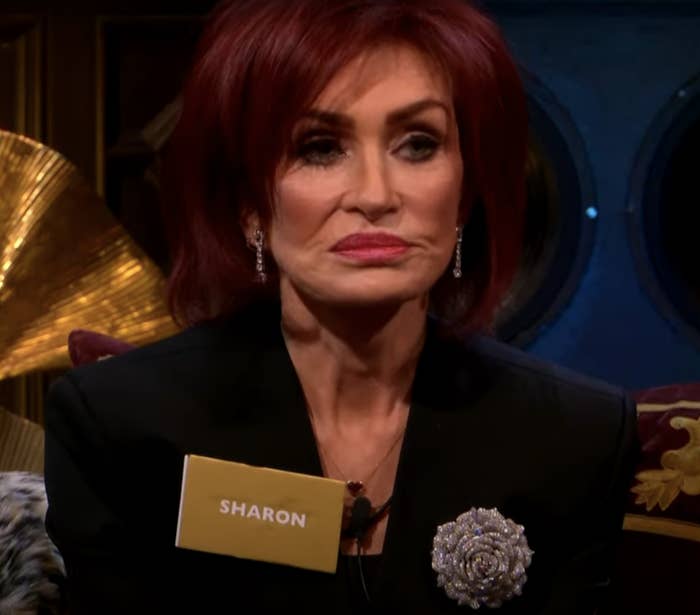 Close-up of Sharon Osbourne in Celebrity Big Brother