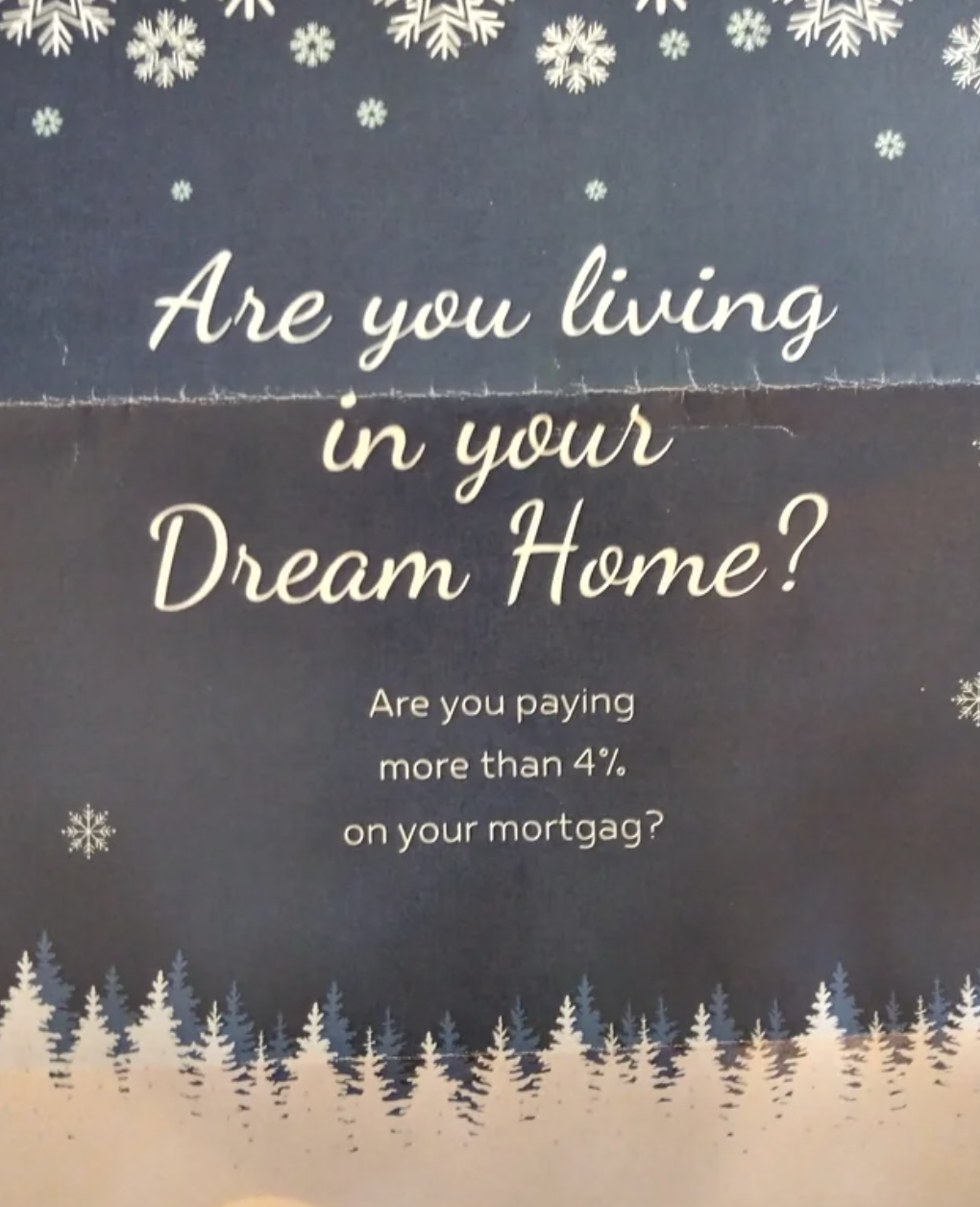 realtor misspells mortgage on their ad