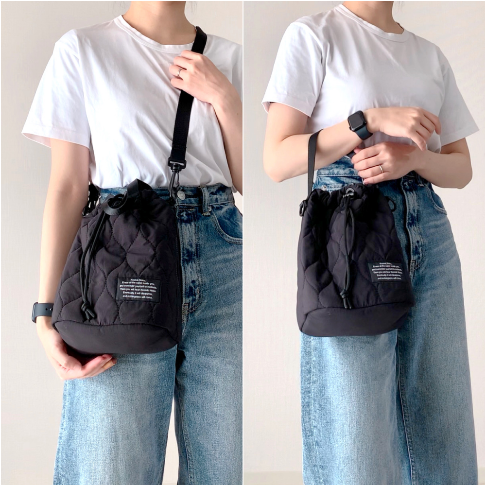 GU（ジーユー）のおすすめバッグ「キルティングサコッシュ UNDERCOVER」