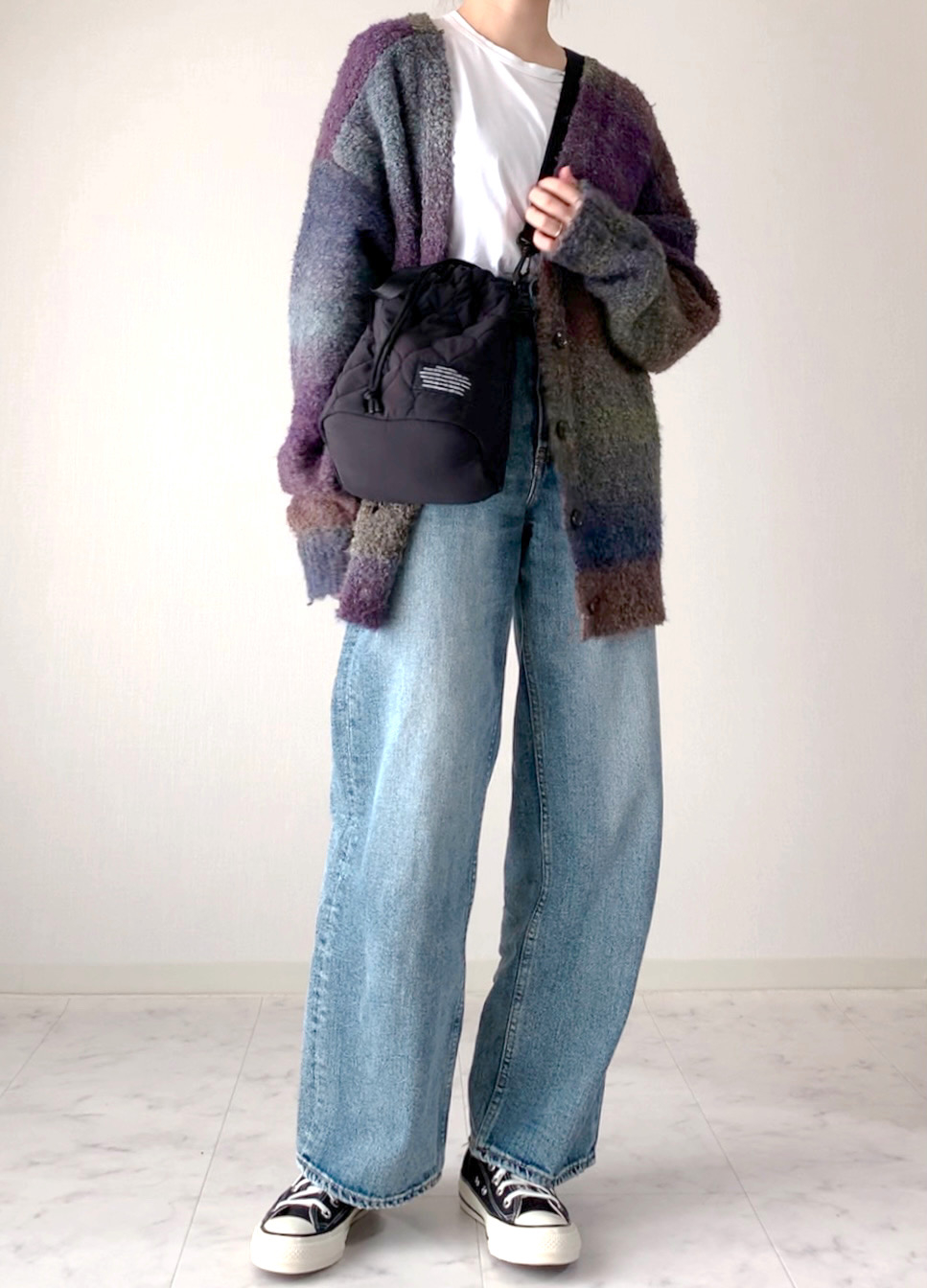 GU（ジーユー）のおすすめバッグ「キルティングサコッシュ UNDERCOVER」