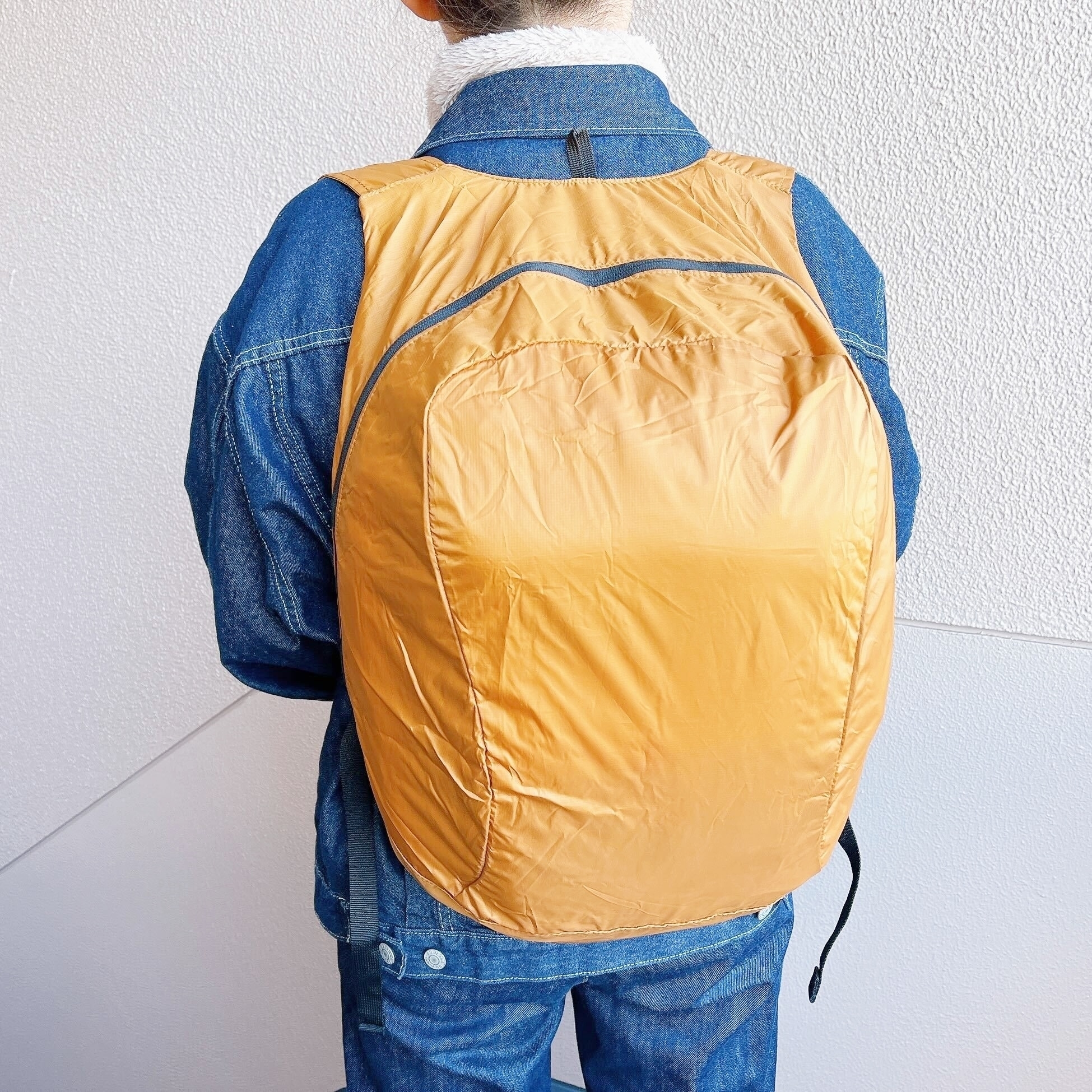 無印良品のオススメのバッグ「たためる 撥水リュックサック」