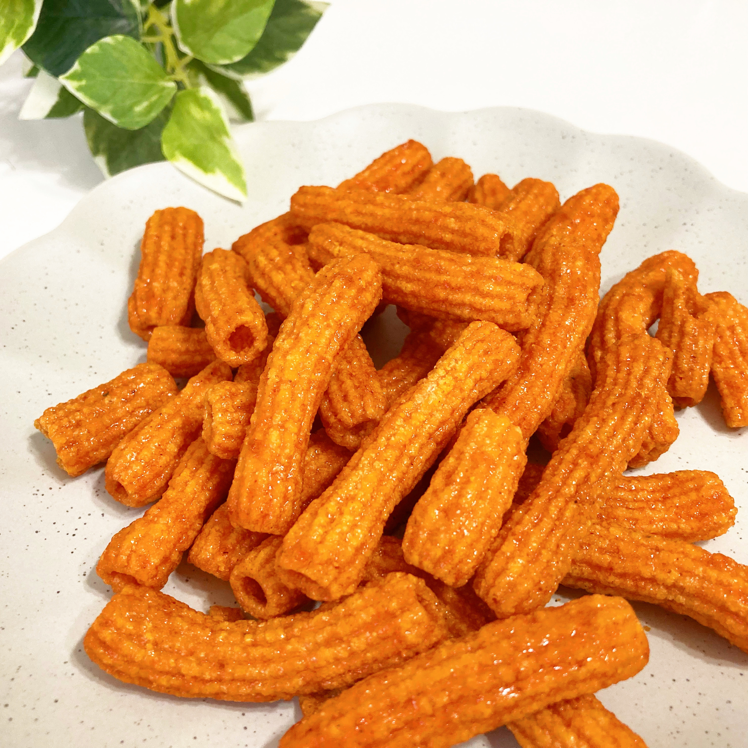 DAISO(ダイソー)の韓国スナック「ヘテパシフィック 辛ダンドントッポッキ味スナック 65g」