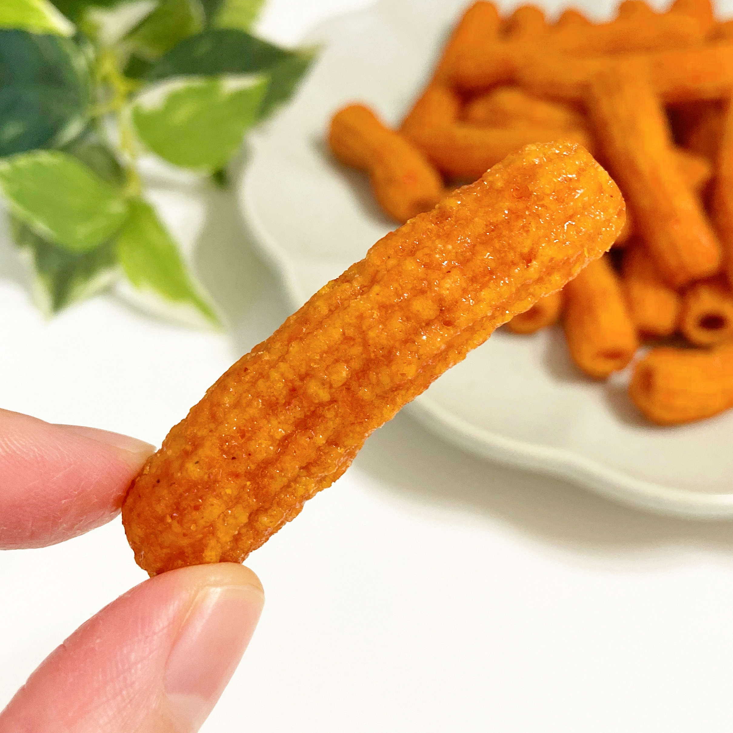 DAISO(ダイソー)の韓国スナック「ヘテパシフィック 辛ダンドントッポッキ味スナック 65g」