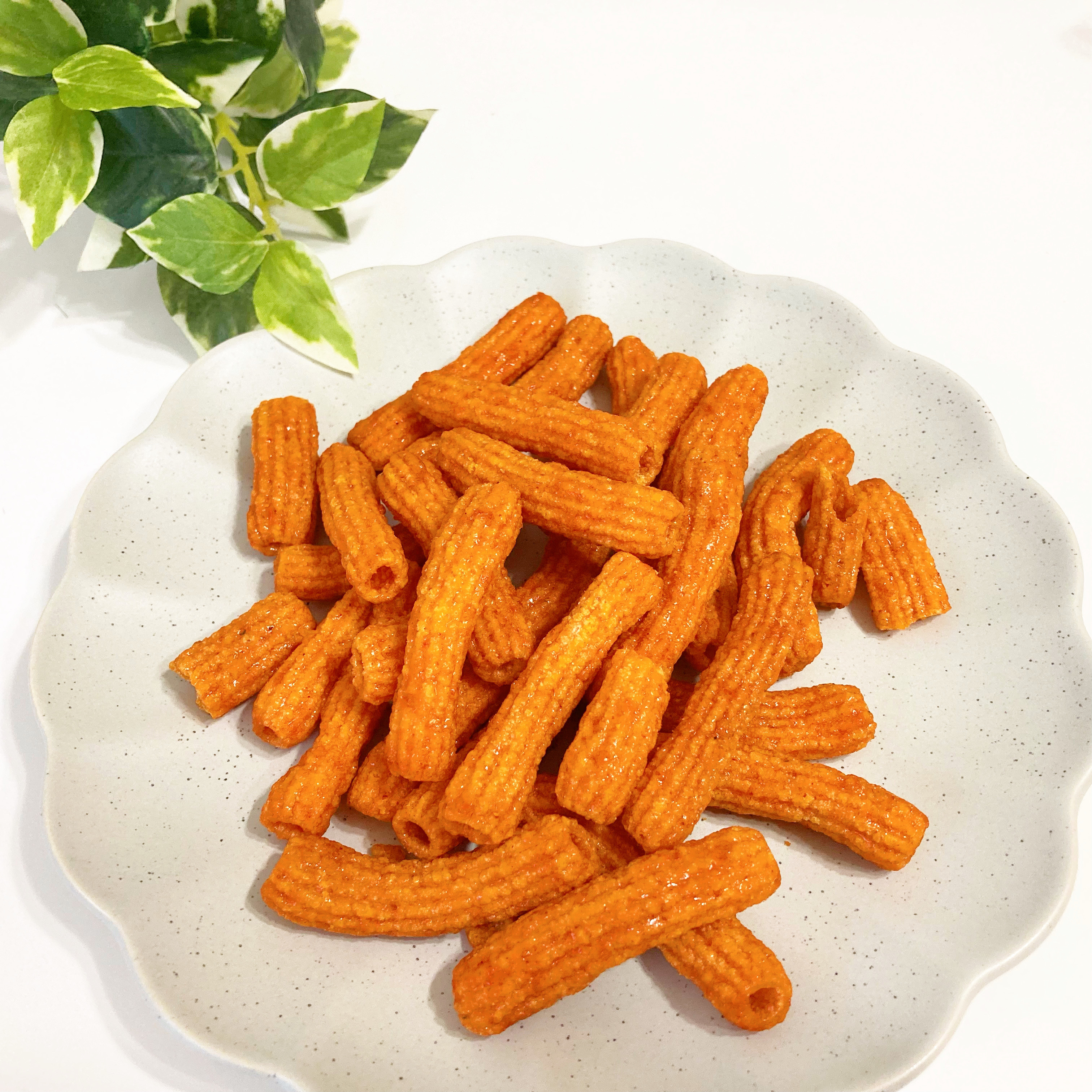 DAISO(ダイソー)の韓国スナック「ヘテパシフィック 辛ダンドントッポッキ味スナック 65g」