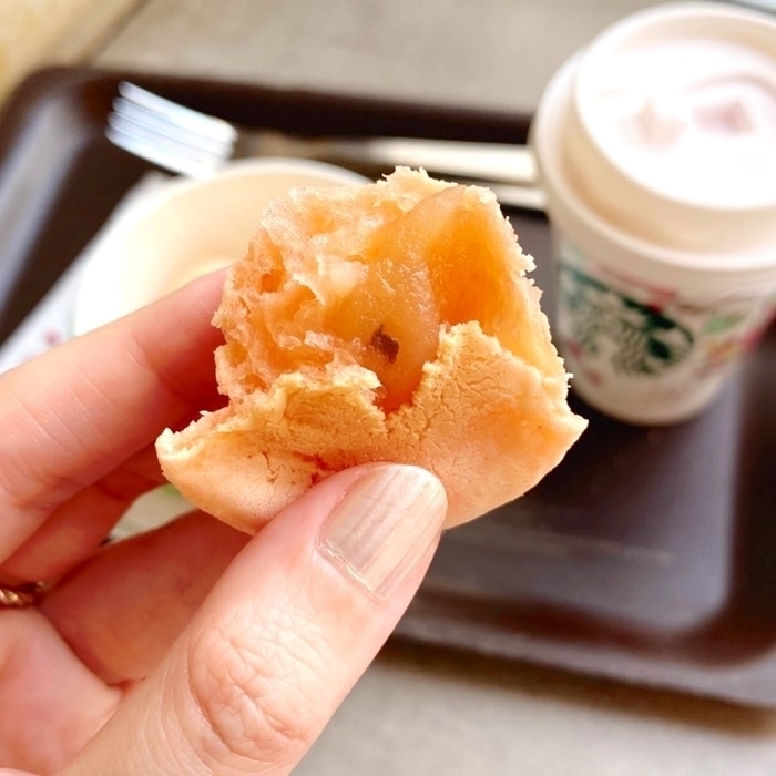 スタバのオヤツにおすすめなスイーツ「もっちりあんボール さくら&抹茶」