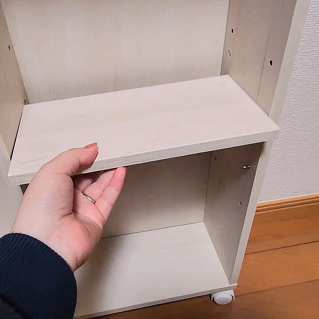 ニトリのおすすめ収納「トイレ収納（フィーノ2 ホワイトウォッシュ NH01）」