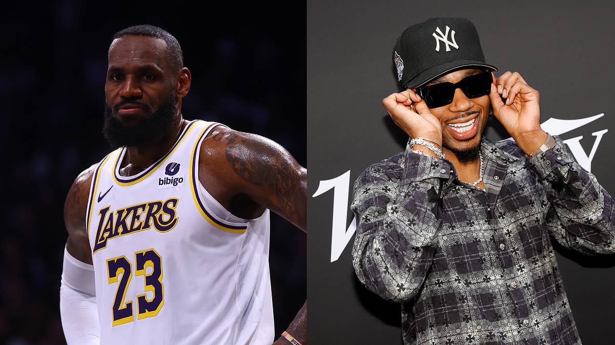 Metro highlighted LeBron's performance after the Laker star was seen rapping along to the fiery 'We Don't Trust You' track.