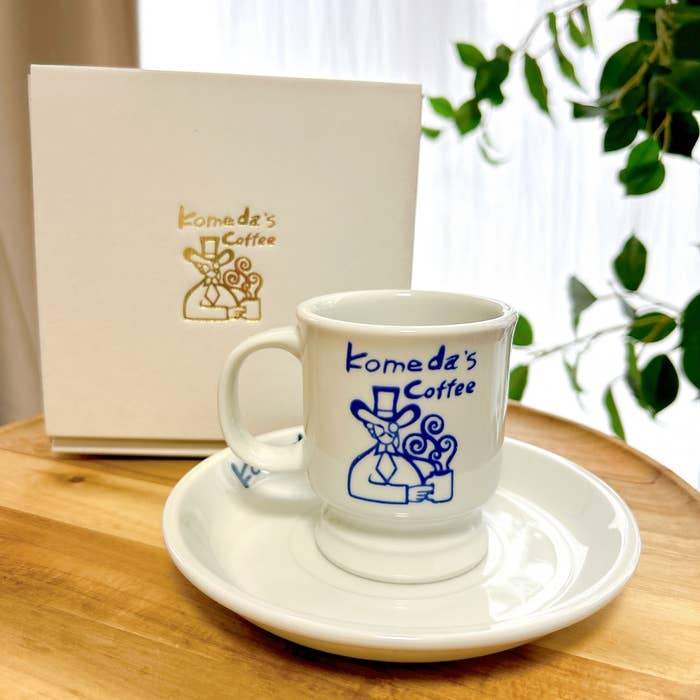 コメダ珈琲店のおすすめ雑貨「コーヒーカップ&ソーサー」
