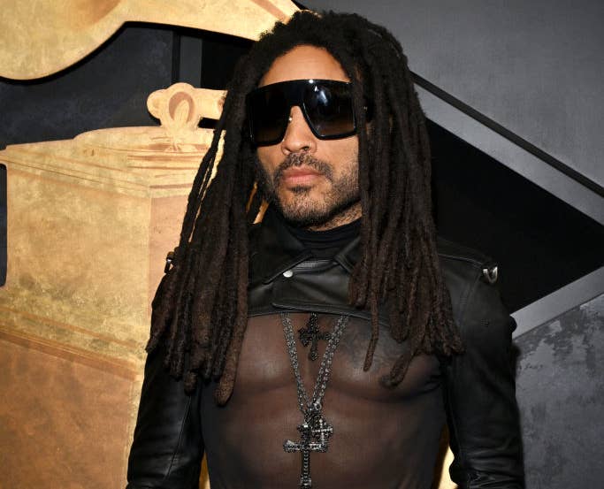 Closeup of Lenny Kravitz