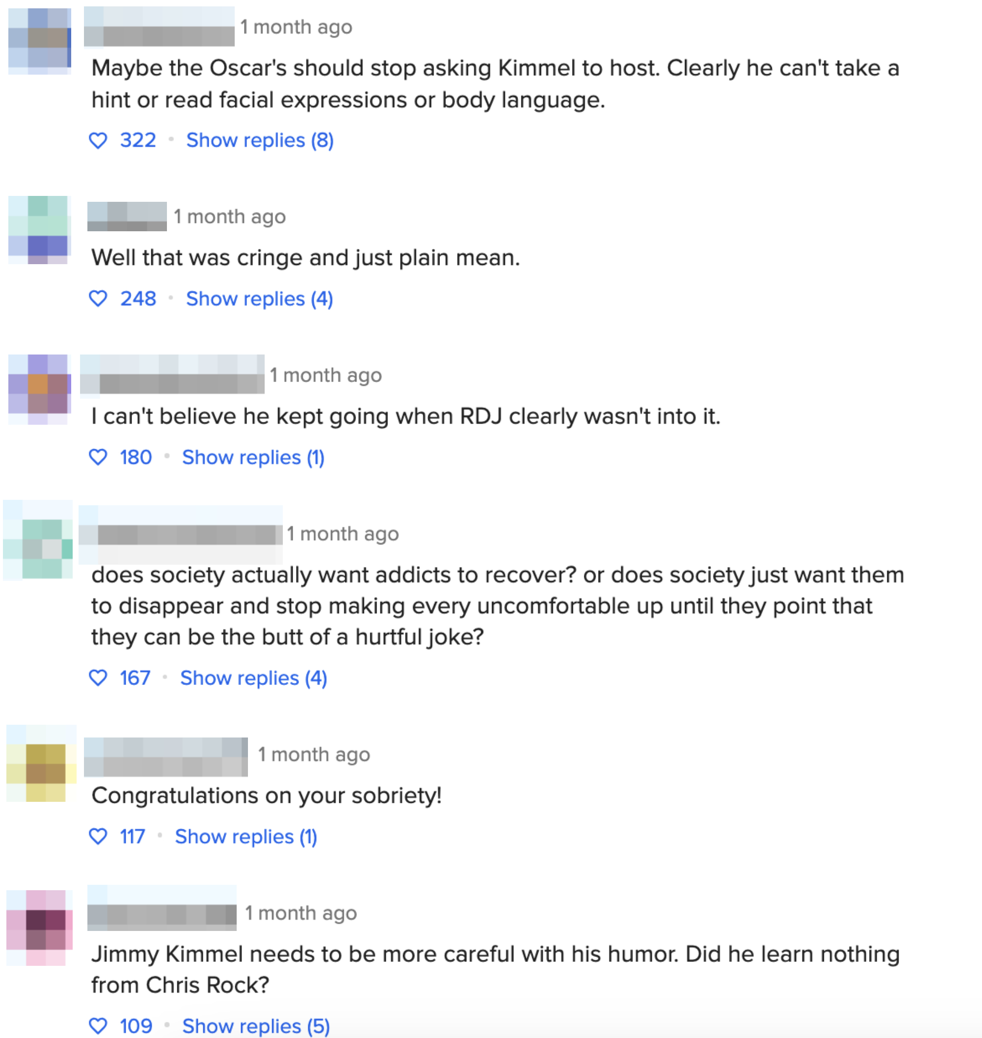 Commenters react to a comedian&#x27;s remark, some finding it inappropriate while others defend the humor