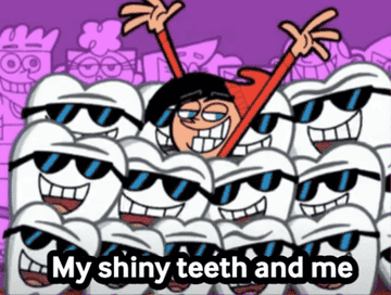 Chip Skylark from The Fairly OddParents singing my shiny teeth and me