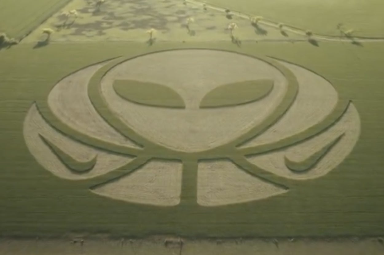 Nike Made Victor Wembanyama's Alien Logo Into A Legit Crop Circle - Vimarsana News