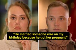 "He married someone else on my birthday because he got her pregnant" over chelsea and jimmy from love is blind