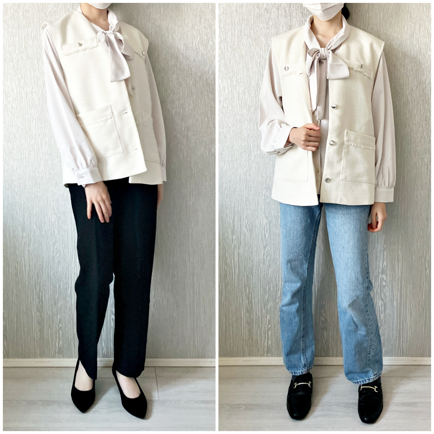 Honeys（ハニーズ）のおすすめベスト「ツイードベスト」