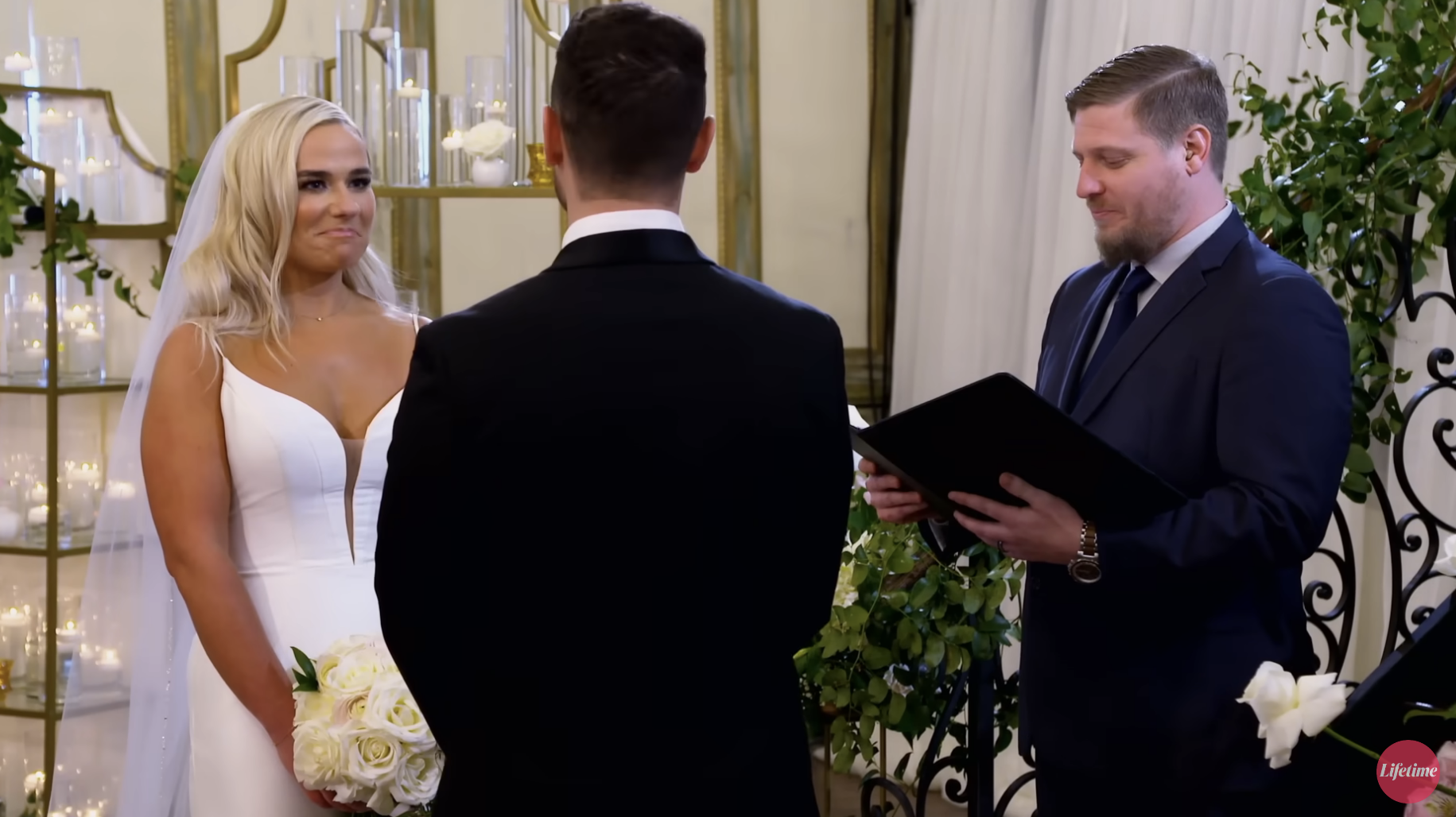 wedding day from episode of &quot;married at first sight&quot;
