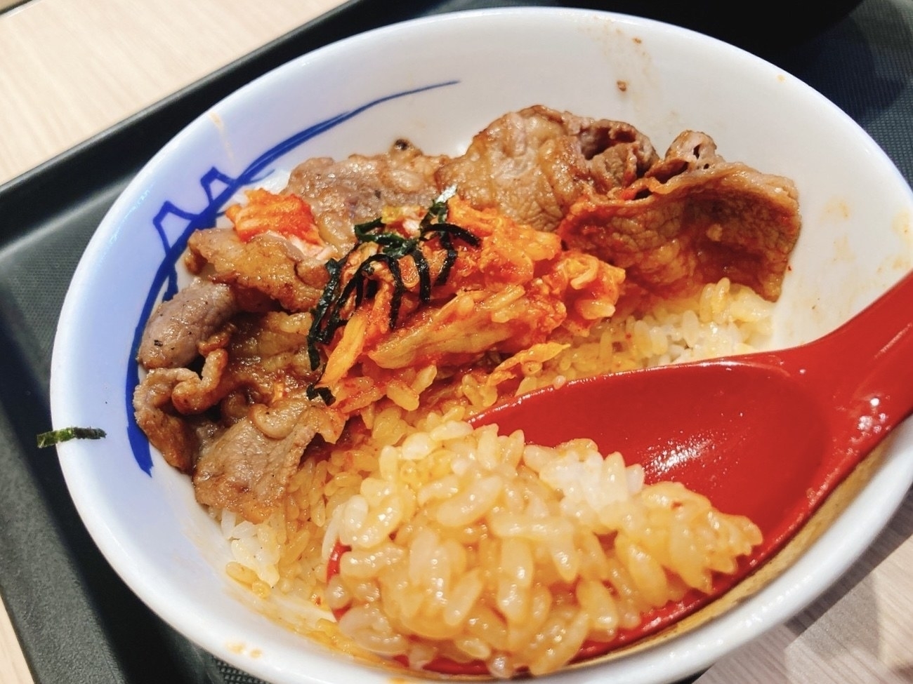 松屋のおすすめメニュー「キムカル丼」