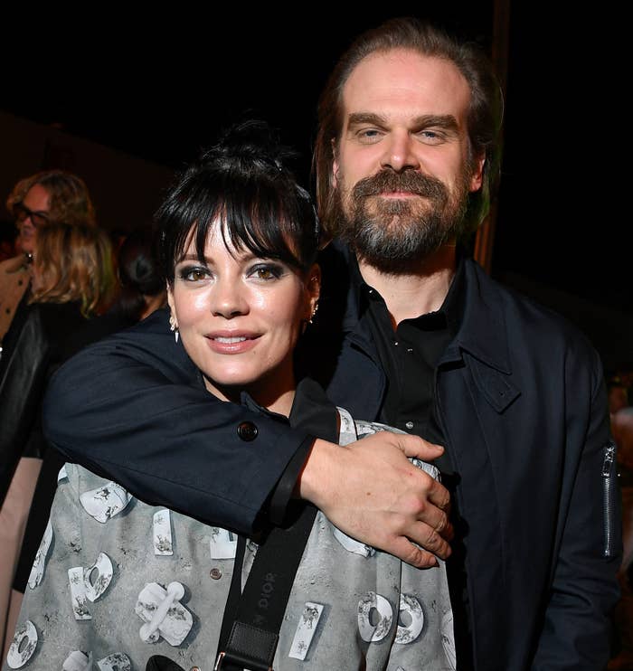 Lily Allen and David Harbour in 2019