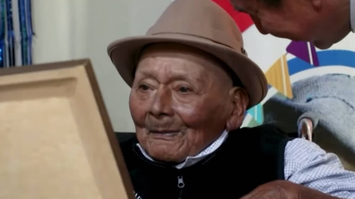 Peruvian man Marcelino Abad Tolentino recently celebrated his 124th birthday, which would make him the oldest known man in the world.