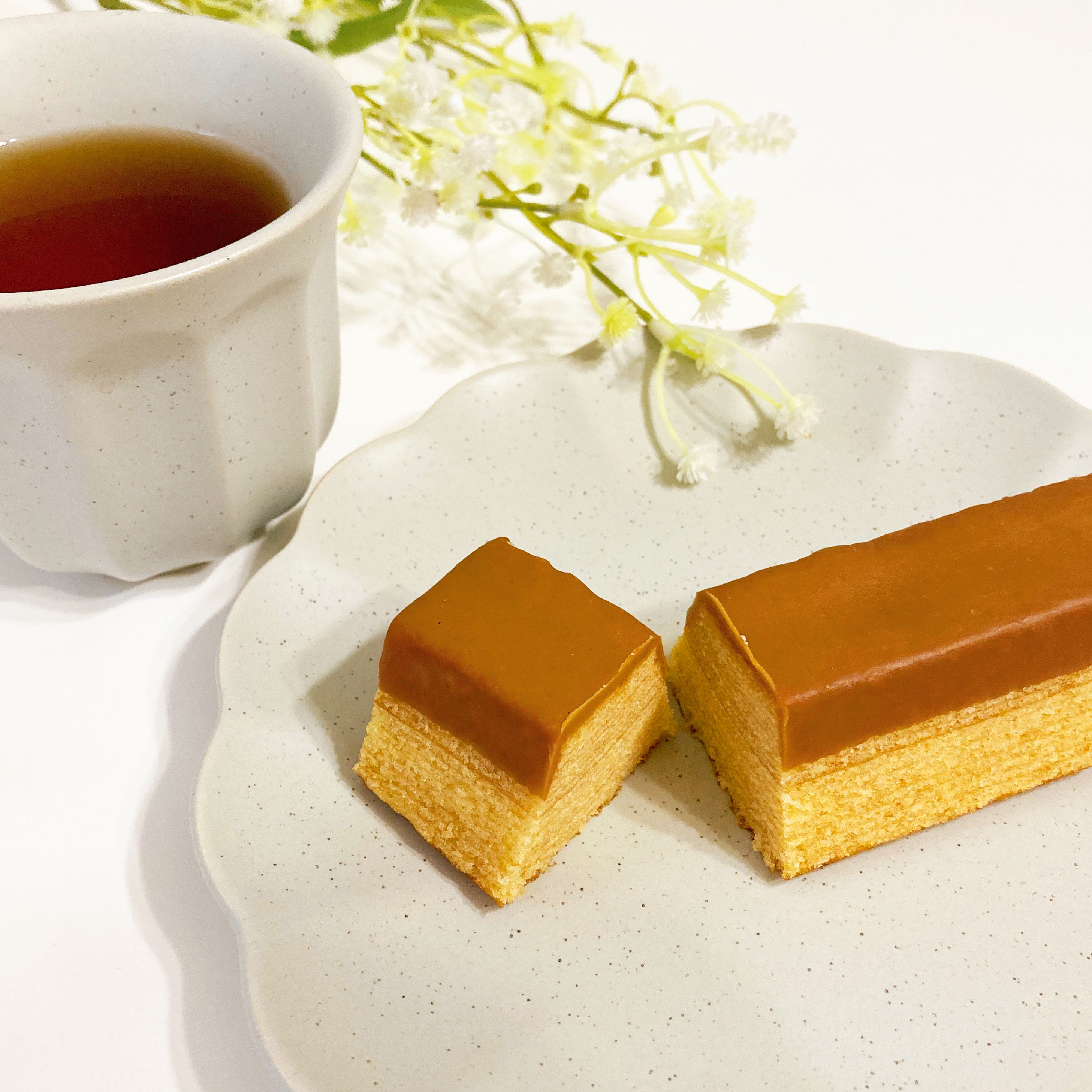 無印良品のおすすめのお菓子「不揃い 塩キャラメルチョコがけバウム」