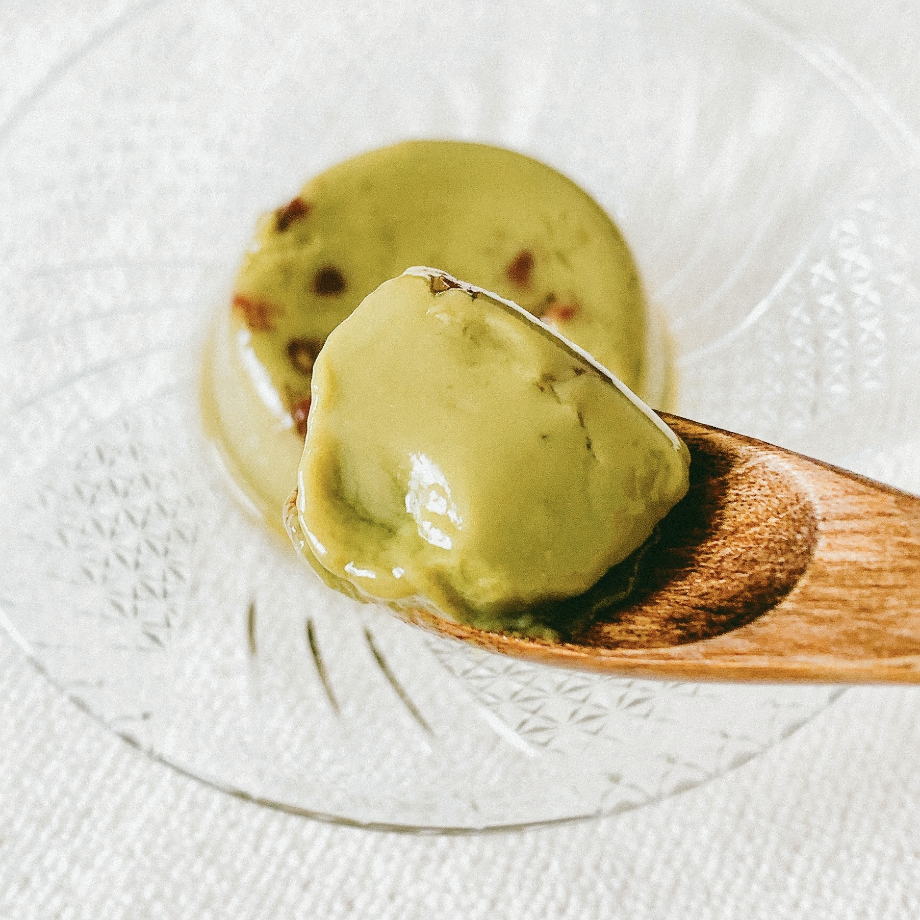 無印良品のおすすめのスイーツ「宇治抹茶と小豆のプリン」