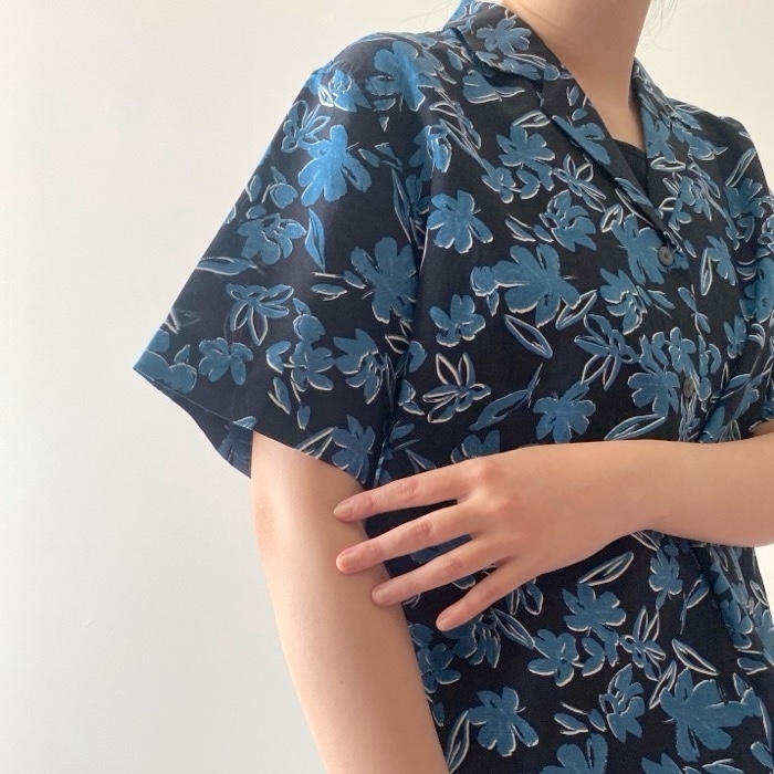 UNIQLO（ユニクロ）のおすすめトップス「リネンブレンドプリントオープンカラーシャツ（半袖）」