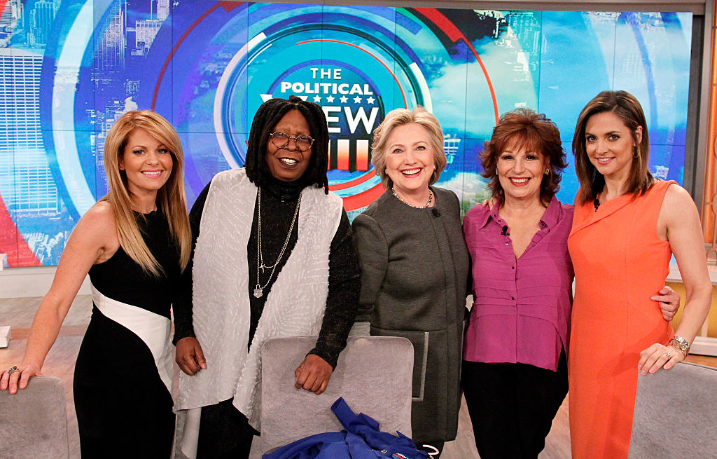 The cast of &quot;The View&quot; with Hillary Clinton