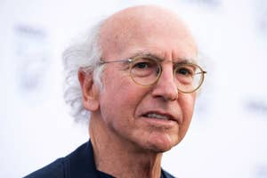 Close-up of Larry David with a neutral expression
