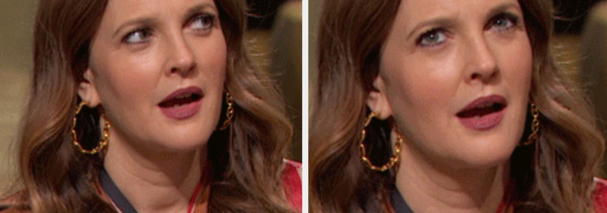 Side-by-side reactions of a person expressing surprise and confusion