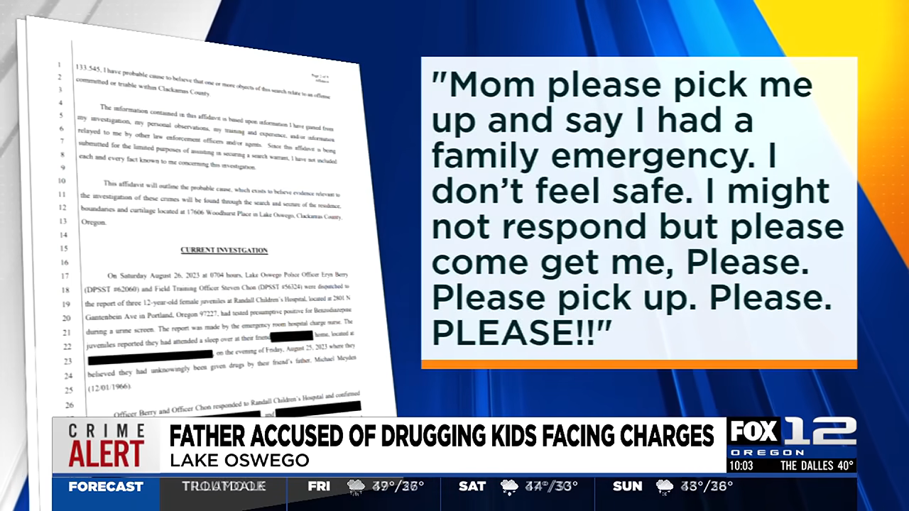 News broadcast screen with a text message plea for help from a child to their mother