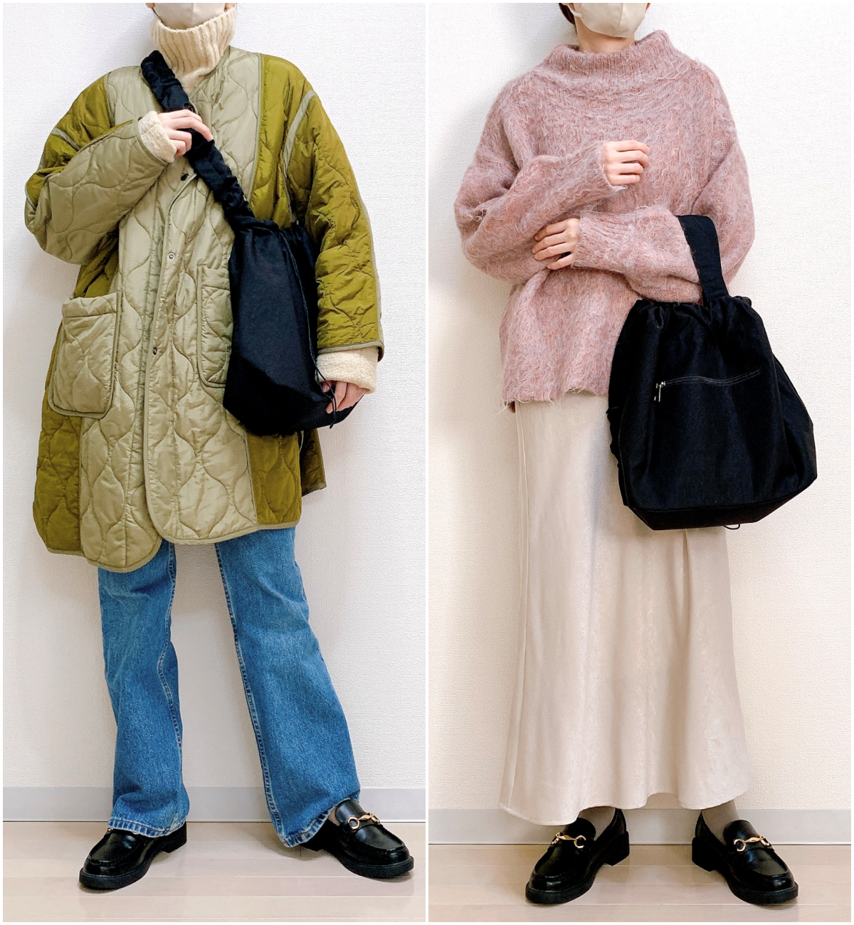 GLOBAL WORK(グローバルワーク)のオススメバッグ「撥水クシュクシュ2WAYショルダー/990406」