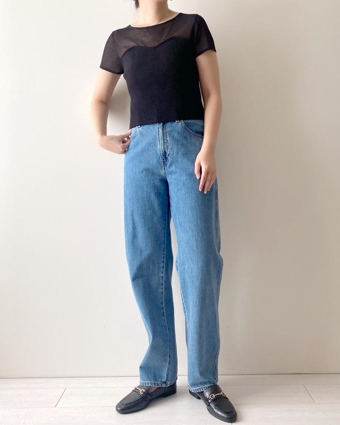 GU（ジーユー）のおすすめトップス「ビスチェコンビネーションセーター（半袖）+E」